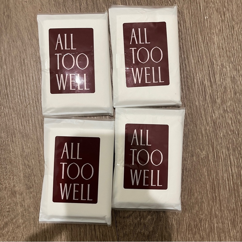 brand new taylor swift “all too well” 4pk tissues